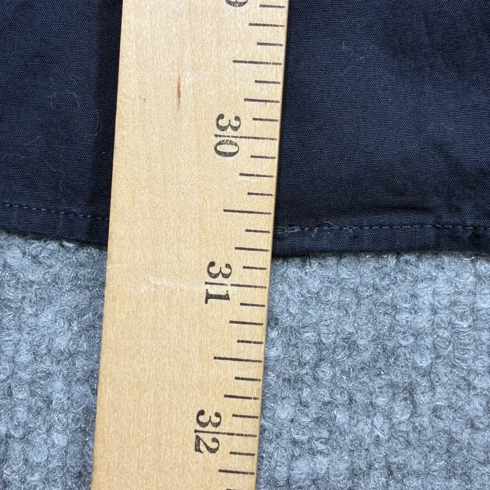 Banana Republic Dress Shirt Mens Medium Navy Blue Stretch‎ Slim Fit Button Down